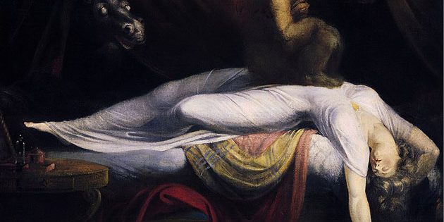 Symbolbild: Das Gemälde Der Nachtmahr von Johann Heinrich Füssli (1781) zeigt typische Merkmalen der Schlafparalyse wie Belastung der Atmung, Schlaffheit der Muskeln und Halluzinationen. Copyright: Gemeinfrei