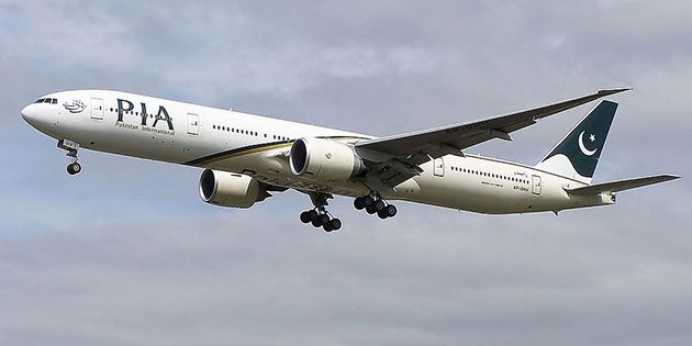 Eine Boing 777 der Pakistan International Airlines