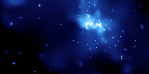Röntgenbild von Sagittarius A*, aufgenommen mit dem NASA-Rötgenobservatorium Chandra. Copyright: NASA / Gemeinfrei