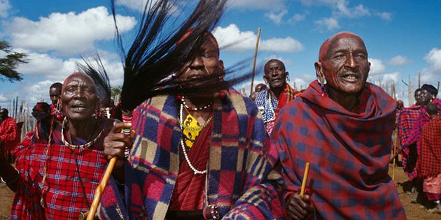 Mitglieder der Khoisan. Copyright: Paul Weinberg (via WikimediaCommons) / CC BY-SA 3.0