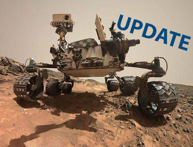 Selbstportrait des Mars-Rovers „Curiosity“. Copyright: NASA
