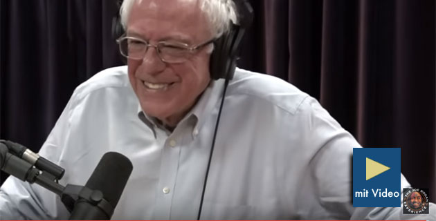 Bernie Sanders im Interview mit „The Joe Rogan Experience“ Copyright: The Joe Rogan Experience