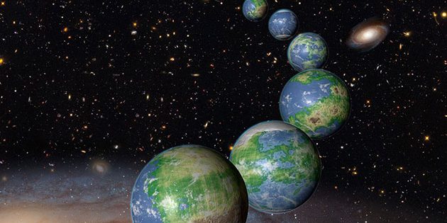 Künstlerische Darstellung erdähnlicher Planeten (Illu.). Copyright: NASA/ESA/G. Bacon (STScI)