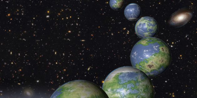 Künstlerische Darstellung erdähnlicher Planeten (Illu.). Copyright: NASA, ESA and G. Bacon (STScI)