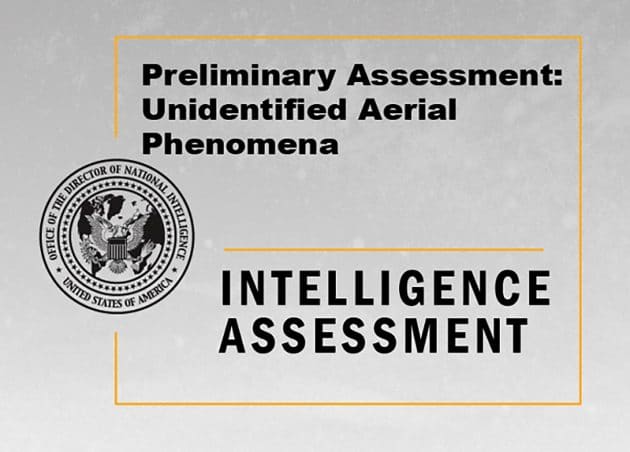 Titel des vorläufigen „UFO-Berichts“ des Direktors der US-Geheimdienste. Copyright/Quelle: dni.gov