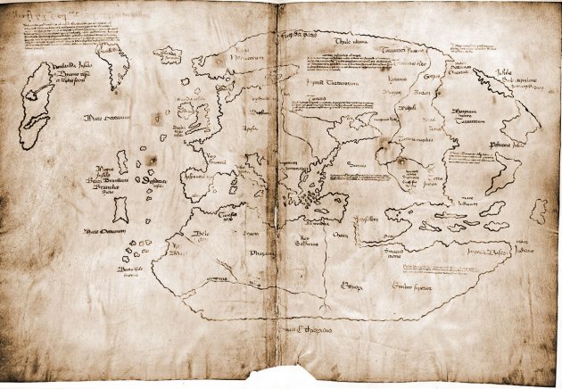 Die sog. Vinland-Karte Copyright: Yale University