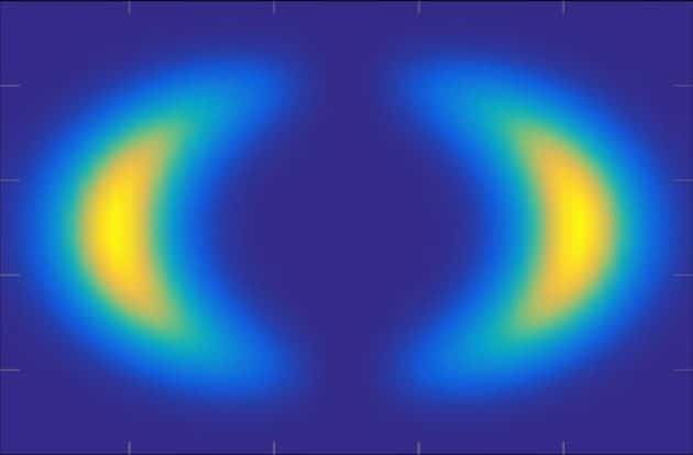 Darstellung einer echten Warp-Blase im Nano-Maßstab. Copyright: H. G. White et al./LSI