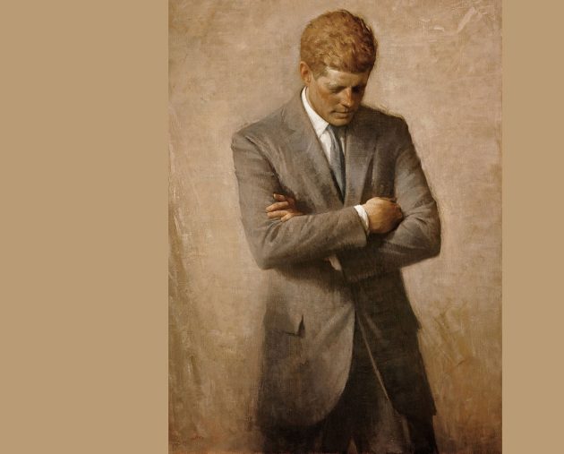 Das offizielle Portrait von John F. Kennedy im Weißen Haus. Copyright: Gemeinfrei