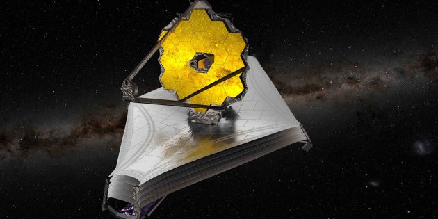 Künstlerische Darstellung des „James Webb Space Telescope“ (Illu.). Copyright: NASA/ESA