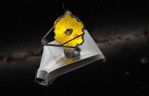 Künstlerische Darstellung des „James Webb Space Telescope“ (Illu.). Copyright: NASA/ESA
