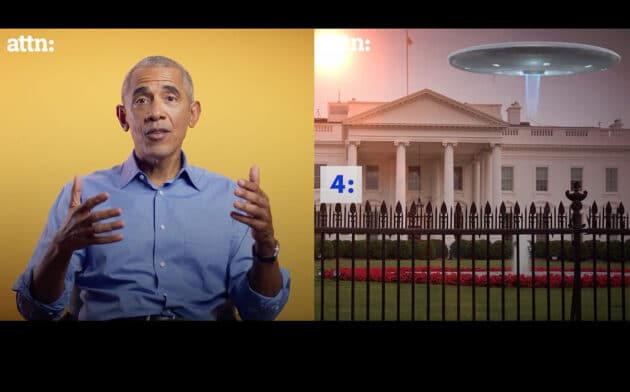 Standbilder aus Videoaufruf Obamas zur Teilnahme an den Midterms. Copyright: attn.com