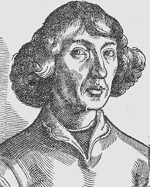 Kopernikus-Porträt aus dem Holzschnitt in Nicolaus Reusners „Icones“ (1578).Copyright: Gemeinfrei