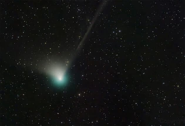 Der Komet “C/2022 E3 (ZTF)” am 19. Dezember 2022Copyright: NASA/Dan Bartlett