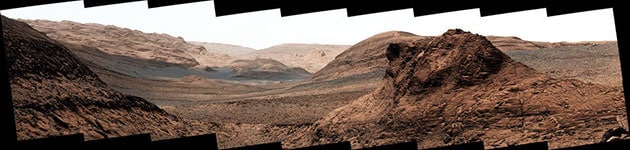 Panorama-Blick ins Gediz Vallis. (Klicken Sie auf die Bildmitte, um zu einer vergrößerten Darstellung zu gelangen.)Copyright: NASA/JPL-Caltech/MSSS