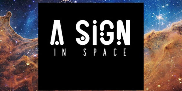 Das Logo des SETI-Kunstprojekts “A Sign in Space”. Copyright/Quelle: www.asignin.space
