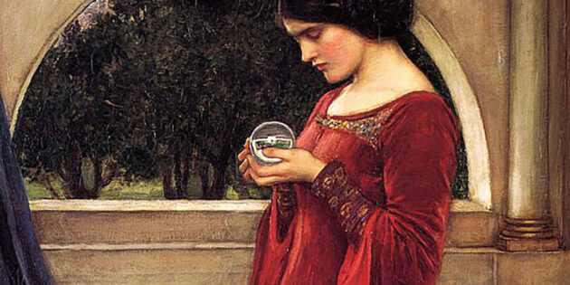 Symbolbild: „The Crystal Ball“, Gemälde von John William Waterhouse (1902). Copyright: Gemeinfrei