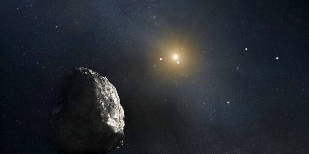 Künstlerische Darstellung eines Objekts im Kuiper-Gürtel am äußeren Rand unseres Sonnensystems (Illu.). Copyright/Quelle: NASA