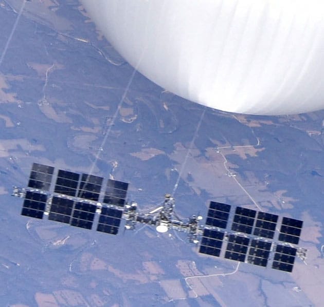 Detailansicht der Nutzlast des „China-Ballons“. Copyright: Department of Defense