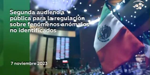 Ankündigung der Live-Übertragung der öffentlichen UFO-Anhörung am mexikanischen Parlament. Copyright: Quelle: Canal del Congreso México (Youtube)