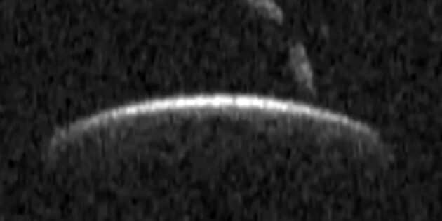 Arecibo-Aufnahme des Asteroiden „2003 UX34“, aufgenommen am 5. Januar 2017 Copyright: Arecibo Observatory/NASA/NSF