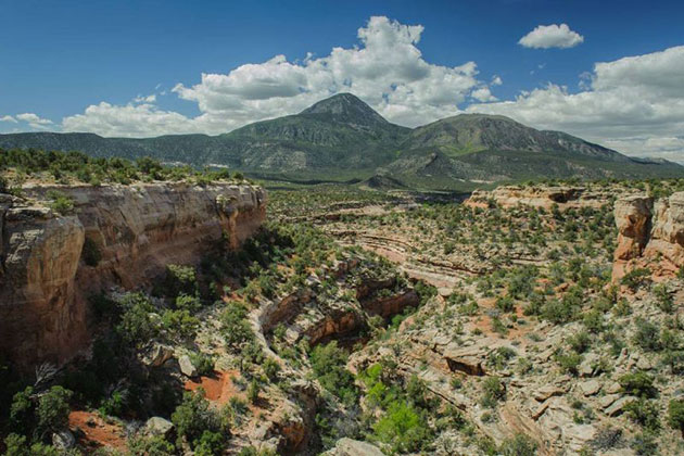 Blick auf das Gebiet der Mesa Verde.Copyright/Quelle: Plonka et al., uj.edu.pl