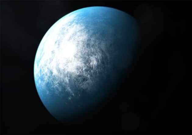 Symbolbild: Künstlerische Darstellung eines erdähnlichen Planeten (Illu.)Copyright: NASA