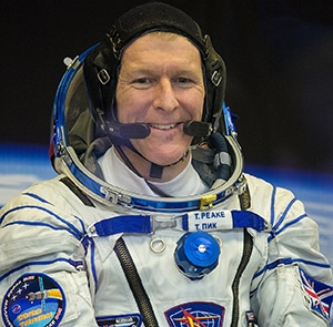 der britische Astronaut Tim Peake.Copyright: NASA
