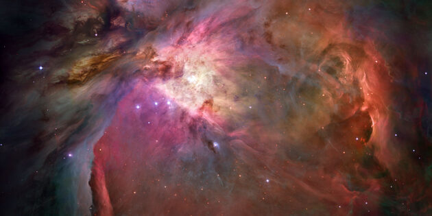 Symbolbild: Der Orionnebel – eines der bekanntesten Sternentstehungsgebiete. Copyright: NASA, ESA