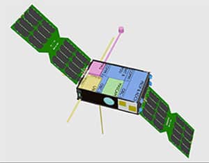Konzept eines Kleinstsatelliten zur Erkundung des Asteroiden Apophis.Copyright/Quelle: SATEX-Team, Universität Würzburg