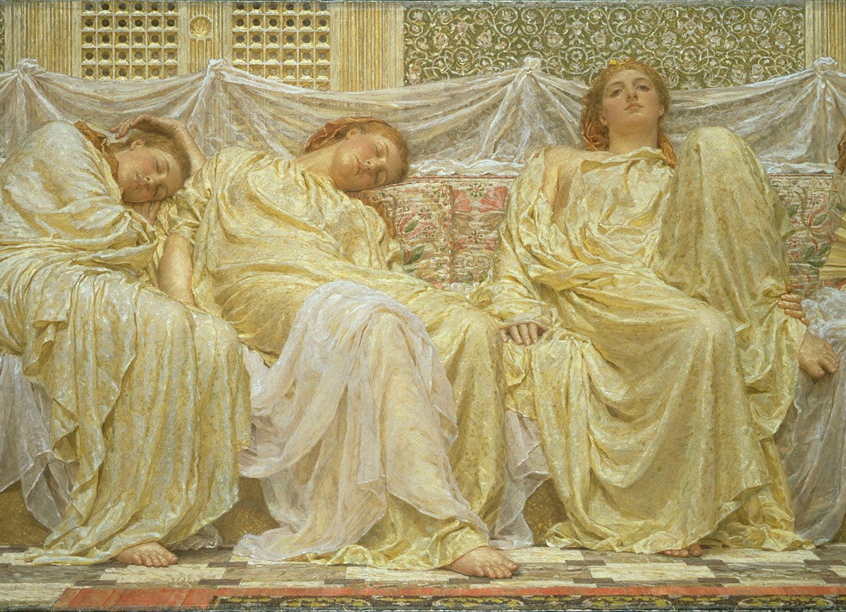 Symbolbild: Träumerinnen (Gemälde von Albert Joseph Moore, 1850)Copyright: Gemeinfrei / Google Cultural Institute