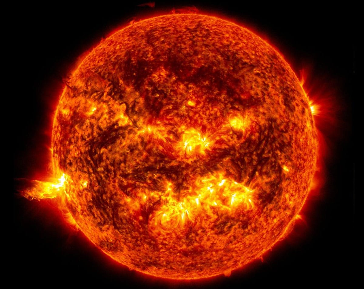 Symboldbild: Aktive Sonne.Copyright: NASA