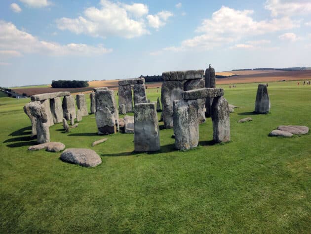 Blick auf den Steinkreis von Stonehenge. Copyright: A. Müller f. grewi.de