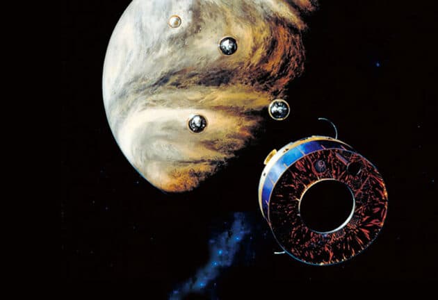 Künstlerische Darstellung der „Pioneer-13“-Mission (Illu.). Copyright: NASA