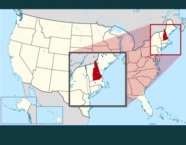 Der US-Bundesstaat Vermont. Copyright: WikimediaCommons